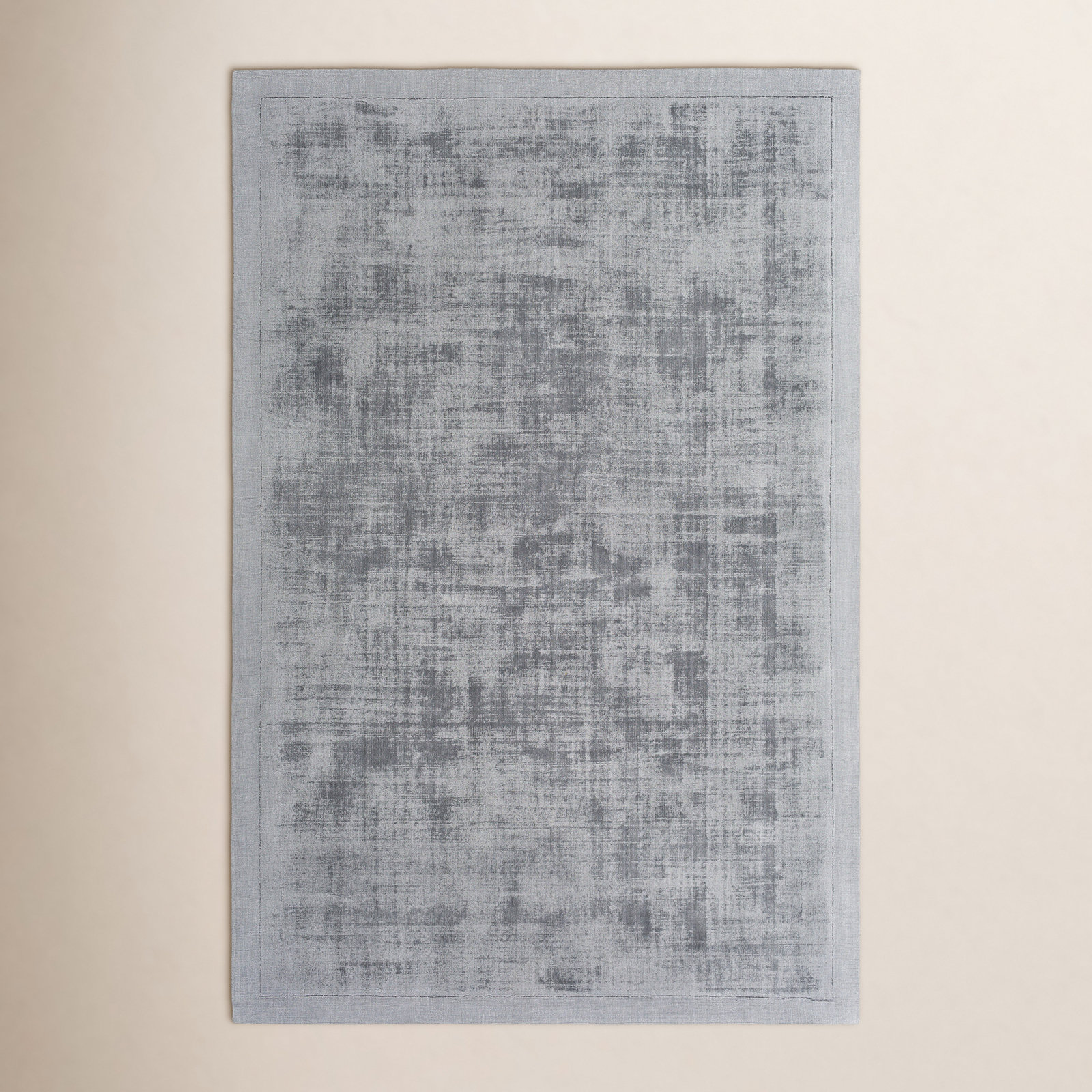 Mckinley Handmade Viscose Gray Rug, Rectangle 9' x 12'