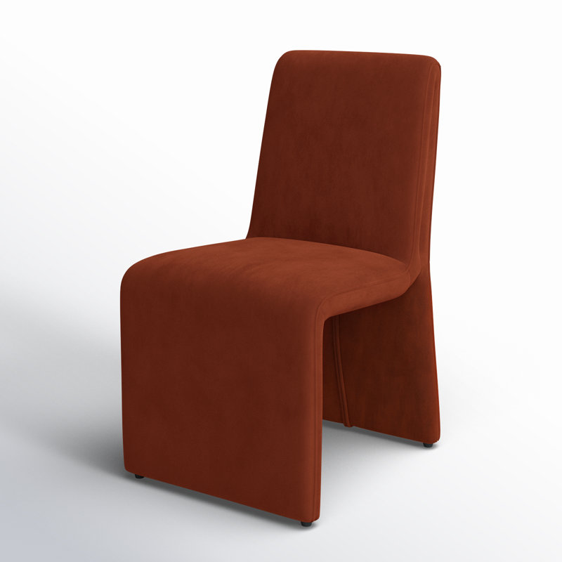 Chaise parsons rembourrée H 20 po, Orange