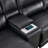 Carrabelle Leather Power Recliner Console,USB Port-112298358-121904168