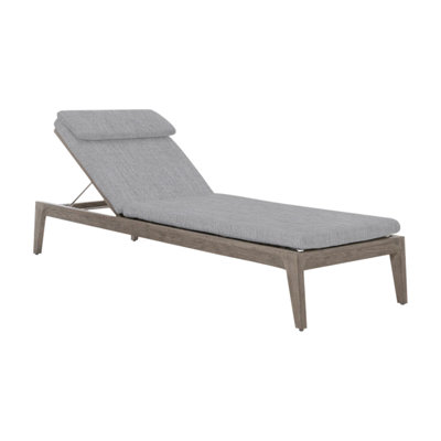 Ibiza Outdoor Teak Chaise Lounge