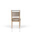 Ensemble de 2 chaises carrées / caramel
