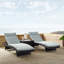 Chaise longue inclinable avec coussin Genieve-570326207