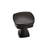 Stature 1-1/4 inch (32mm) Length Matte Black Cabinet Knob - 10 Pack-32595785