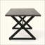 Durable Outdoor Aluminum Dining Table With Steel Frame, Perfect For Patio And Garden Gatherings
