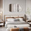 Miroir mural moderne asymétrique avec cadre en métal, miroir décoratif irrégulier pour salle de bain, chambre à coucher, salon et entrée, argent-571549879-585130248