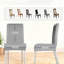 Leather Box Cushion Dining Chair Slipcover