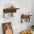 Asavira Solid Wood Wall Organizer with Key Hooks