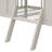 Forest Metal Twin Loft Bed with Playhouse Canopy-203125921