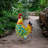 Charneshia Rooster Metal Garden Statue
