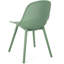 De 4 chaises Posey en polypropylène avec un design moderne et des cadres stables 22,61 po de largeur 10,39 lb