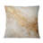 Gold White Marble Geode Magic - Abstract Marble Printed Throw Pillow
