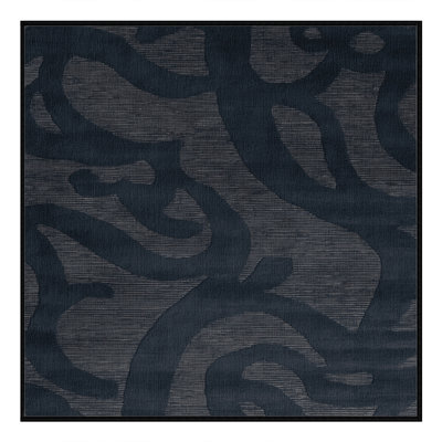 Machine Washable Abstract Gray Area Rug