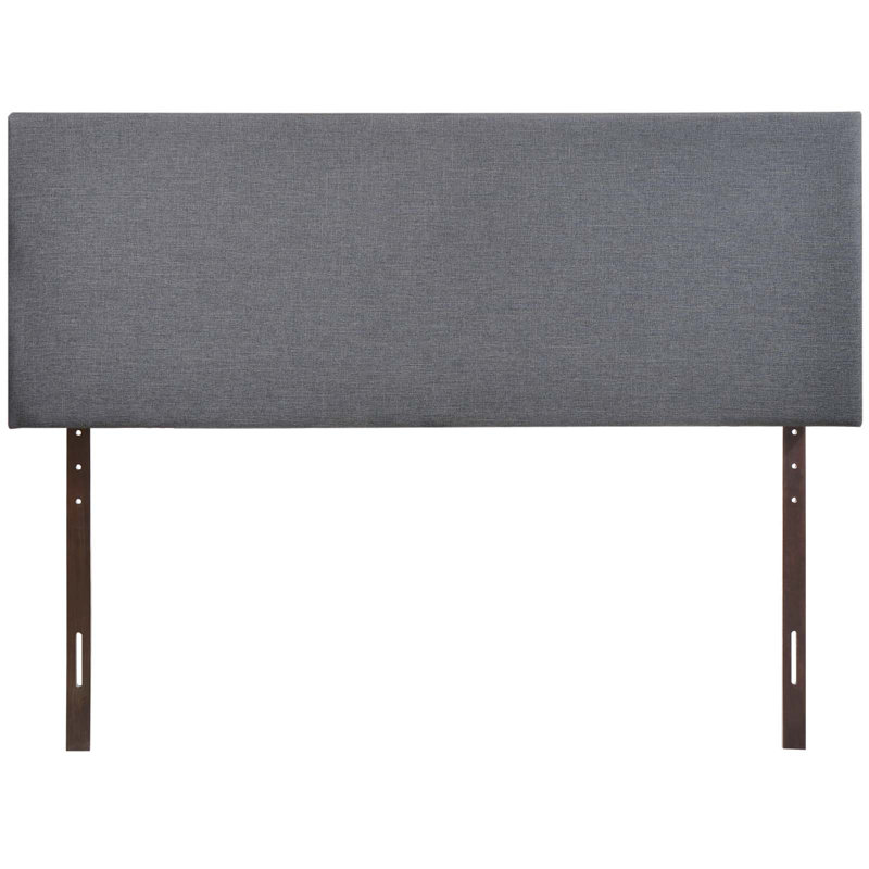 Porch & Den McCready Upholstered Headboard, Queen, Smoke