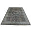 Hand Knotted Wool Area Rug in Beige-203724128