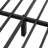 Minimal Screwless Black Bed Frame With Square Feet-1355918807