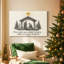 Toile tendue avec châssis doré de qualité supérieure Serenade-585100288