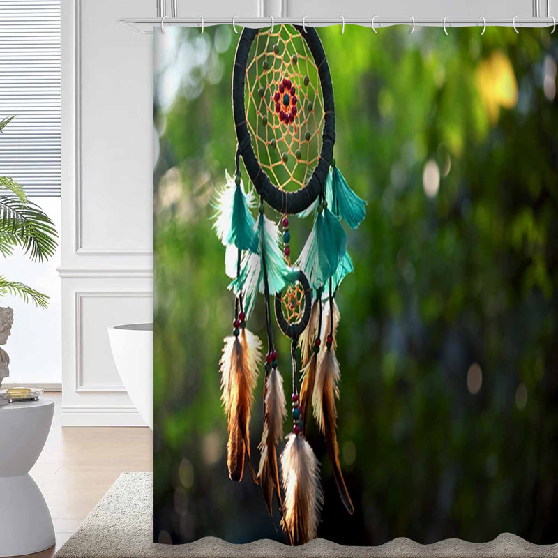Rideau de douche Dream Catcher, L 72 po x l 84 po