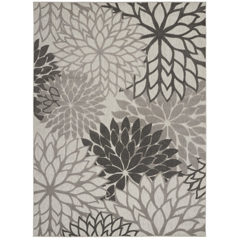 Abela Floral Indoor Rug, Rectangle 9'6" x 13'