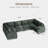Anureet Modular U-Shaped Sectional-753101499