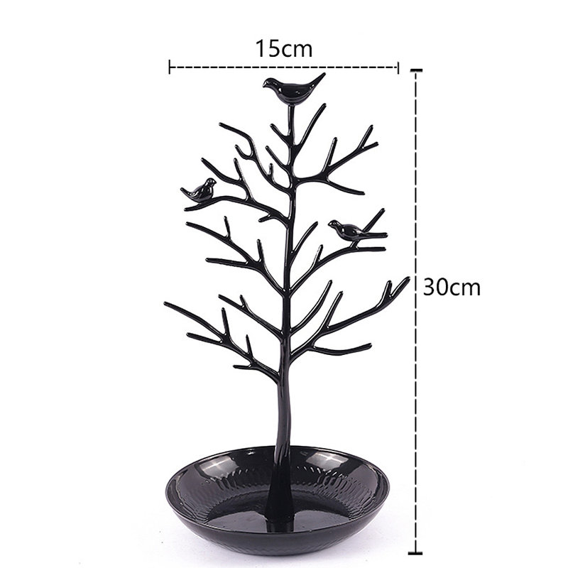 Metal Jewellery Stand + Self Standing, Black