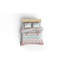 Ensemble de literie double piqué de haute qualité, 100% coton, comprend 2 taies d'oreiller (19,7 x 27,6 po), drap plat (86,6 x 94,5 po), piqué (78,7 x 90,6 po) | Doux, durable, lavable à la machine, turquoise élégant et vert-362854639