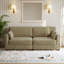 Bentura Upholstered Corduroy Modular Sofa with Pillow Back and Solid Wood Legs-36047398