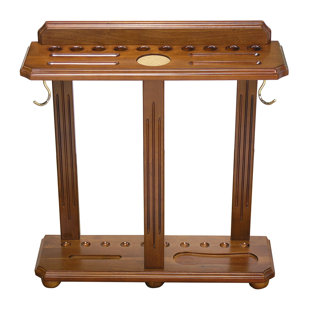 The Level Best Wood Pool Cue Rack