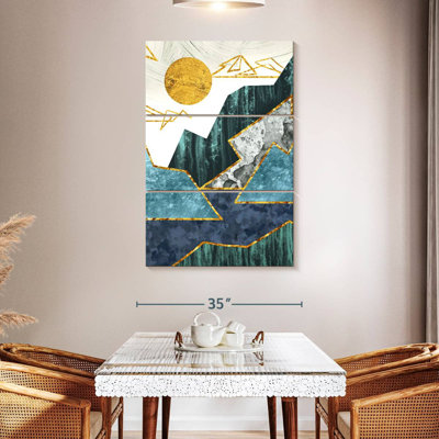 Avery Sun Over Abstract Landscape
