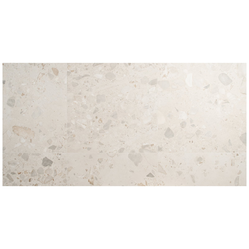 Piccoli Grande Semi-Polished Porcelain Tile, Cream