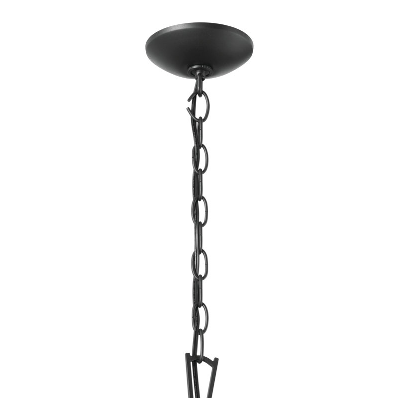 4 - Light Lantern Pendant, Textured Black