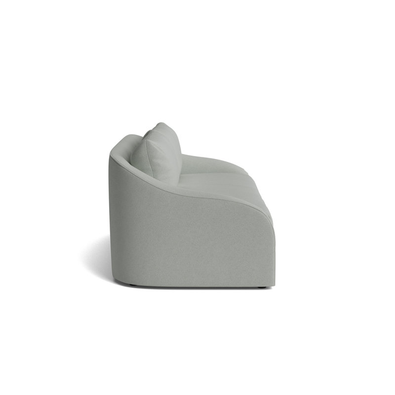 Laurel 90 Sofa, Performance Boucle - Mineral Green