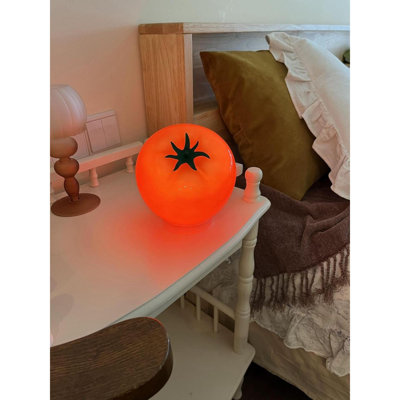 Mignonne lampe de table pour la chambre à coucher, cuisine, salon, veilleuse mignonne, fruits, lampe de table de chevet, décoration Kawaii, décoration rétro pour les filles