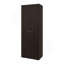 Grande armoire-penderie 2 portes World, 4 tablettes, rangement vertical, H 66,9 po - noyer teint-662792063