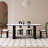 Modern Simple High-end Tables Oval Solid Wood Base Dining Table-100558210