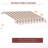 Retractable Awning, Patio Awnings, Sunshade Shelter W/ Manual Crank Handle, UV & Water-Resistant Fabric And Aluminum Frame For Deck, Balcony, Yard-112604891-112604889