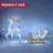 2 Piece Reindeer and Sleigh Lighted Display Set