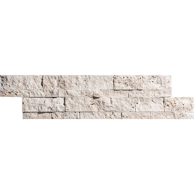Ivory Corner Split Face 6X24 Ledger