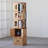 Burlywood Modern Solid wood Rotating Bookshelf