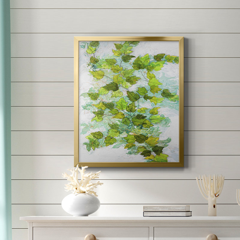 Toile encadrée Ivy Premium - prête à être accrochée, Or, H 24 po x l 20 po