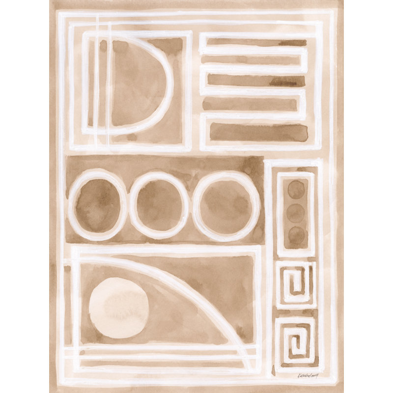 «Ground Plan III» par Kathrine Lovell 88826, H 16 po x l 12 po