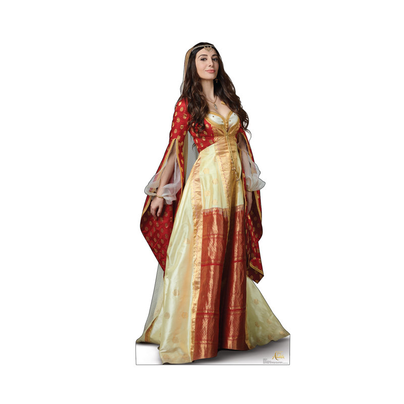 Accroche en carton dalia Aladdin