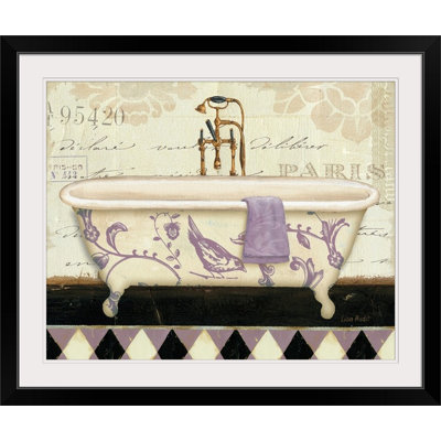 Lavande Marche de Fleurs Bath II par Lisa Audit - impression d'art graphique