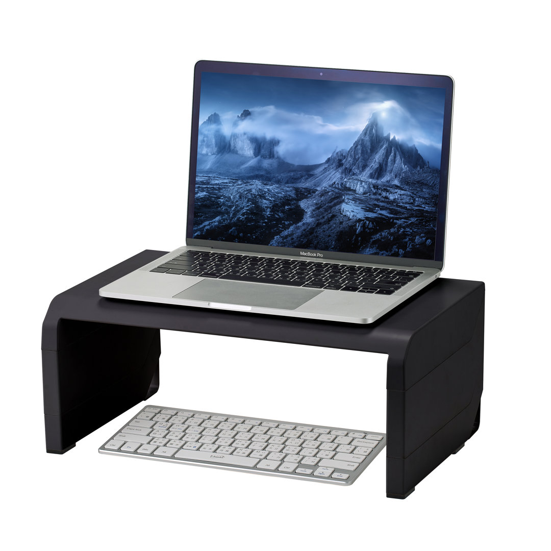 Konnect Monitor Stand Riser, Black Inbox Zero