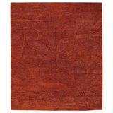 Paradise Floral Area Rug in Orange/Red