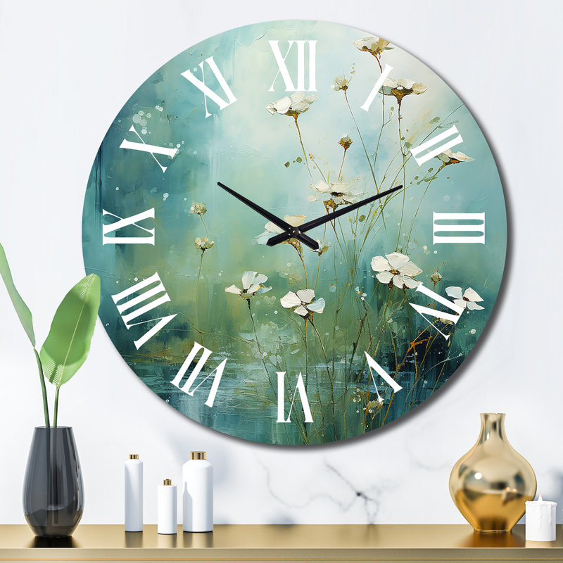 Horloge murale en métal Yaghlef, Grand