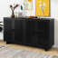 Hefter 60'' Wide Sideboard with Four Hollow Doors and Built in Round Handles-258433626