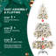 ? Décoration de Noël? Arbre de Noël en PVC à mémoire de forme (avec lumière)-437093000