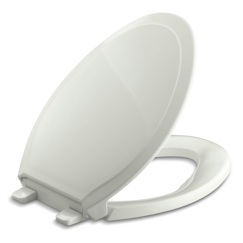 Rutledge Quiet-Close with Grip-Tightelongated Toilet Seat, Dune, Non Ready Latch