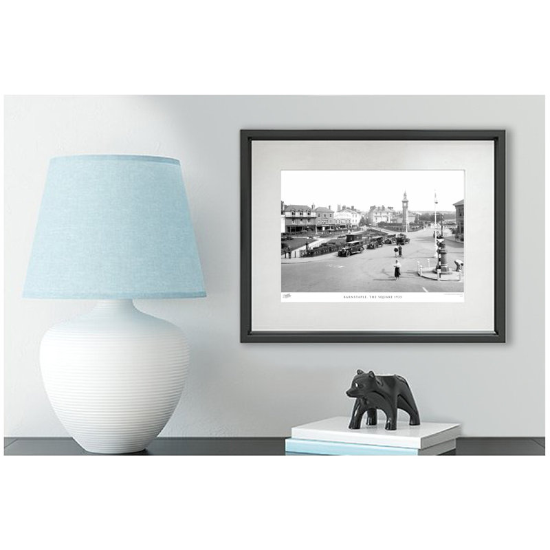 Barnstaple, the Square 1935 1 Piece Single Picture Frame Wall Art, 28cm H x 36cm W x 2.3cm D