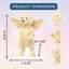Figurine de chien ange en résine